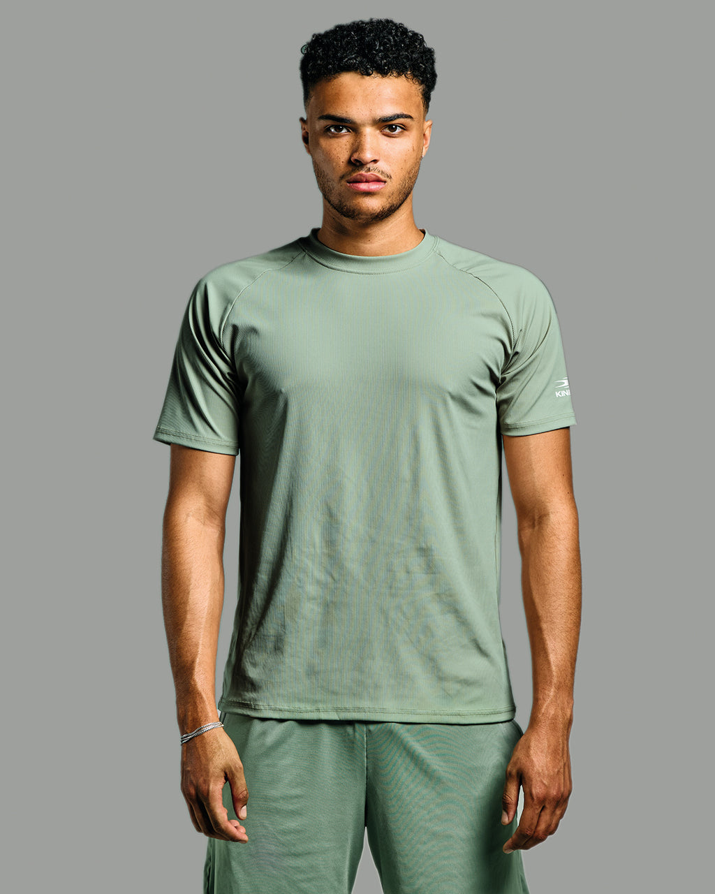 Green Flow Athletic Fitness T-Shirt Front